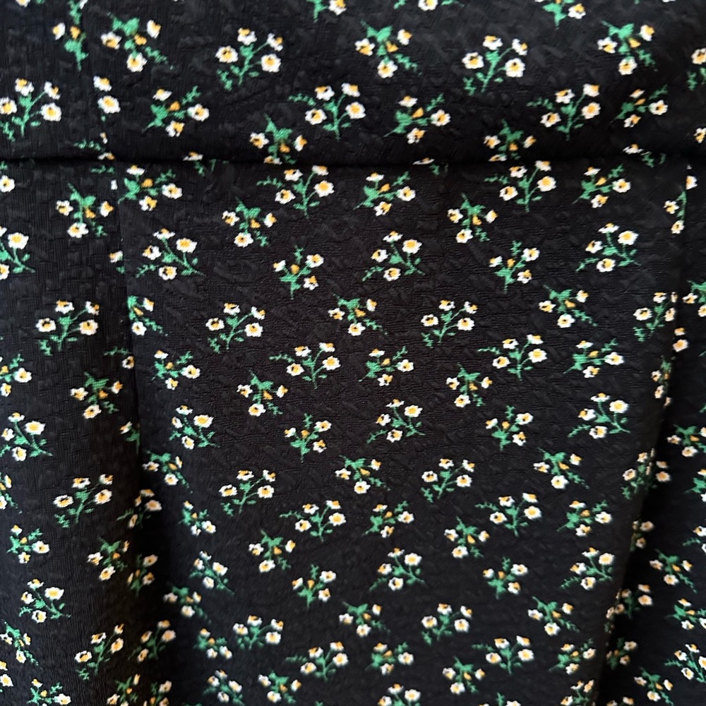 Anthropologie Hutch Ditsy Floral Corset Mini Dress Black womens M - Picture 6 of 12